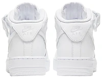 Nike Boys Air Force 1 Mid LE - Boys' Grade School Basketball Shoes White/White/White