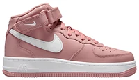 Nike Boys Nike Air Force 1 Mid LE - Boys' Grade School Basketball Shoes Red Stardust/White Size 04.0