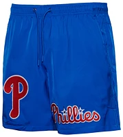 Pro Standard Mens Philadelphia Phillies Dbl Logo Woven Short - Blue/Blue