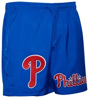 Pro Standard Mens Philadelphia Phillies Dbl Logo Woven Short - Blue/Blue