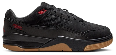 Jordan Boys Flight Court - Boys' Grade School Shoes Black/Varsity Red/Gum