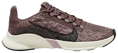 Nike Womens SuperRep Go 3 NN Flyknit - Training Shoes Smokey Mauve/Black/Sail