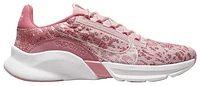 Nike Womens SuperRep Go 3 Flyknit - Training Shoes Berry/Silver