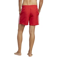 adidas Originals Mens 3S Swim Shorts - White/Red