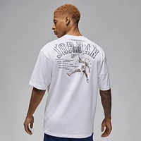 Jordan Mens Statement 1985 Short Sleeve Crew - White/Black