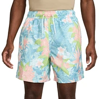 Nike Mens Club Flow Shorts - Mint Foam/Denim Turquoise/Pink