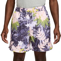 Nike Mens Club Flow Shorts - Hydrangeas/Dark Raisin/Arctic Orange