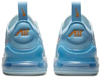 Nike Boys Air Max 270 - Boys' Preschool Shoes Glacier Blue/Aquarius Blue/Orange