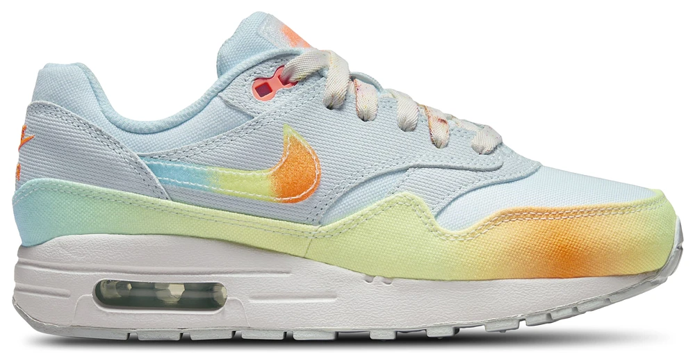 Nike Boys Air Max 1 - Boys' Grade School Shoes Total Orange/Glacier Blue/White