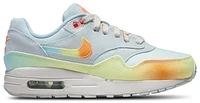 Nike Boys Air Max 1 - Boys' Grade School Shoes Total Orange/Glacier Blue/White