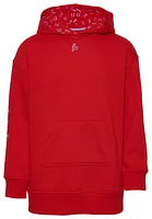 JuJuBeez Girls Elongated Pullover Hoodie - Girls' Grade School Red/White