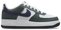 Nike Boys Air Force 1 Low - Boys' Grade School Basketball Shoes Vintage Green/Obsidian/White