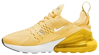 Nike Womens Nike Air Max 270 - Womens Running Shoes Topaz Gold/Laser Orange/White Size 06.0