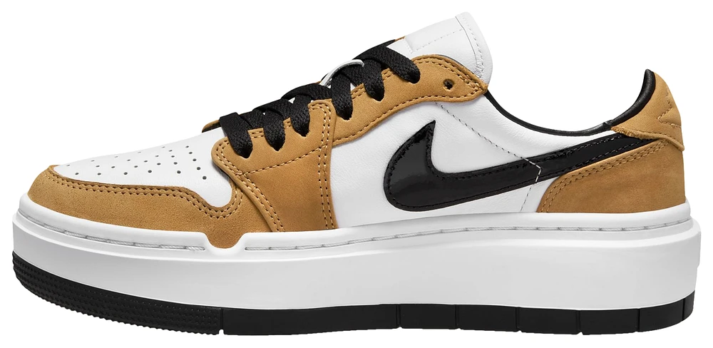 Jordan Womens Jordan Air Jordan 1 Elevate Low - Womens Basketball Shoes Golden Harvest/Black/White Size 12.0