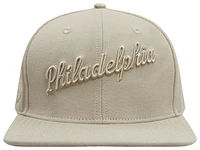 Pro Standard Mens Pro Standard Phillies Neutrals SMU Snapback Cap - Mens Taupe/Taupe Size One Size