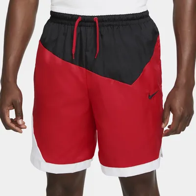 Nike Mens Dri-FIT DNA Woven Shorts - White/Black/Univ Red
