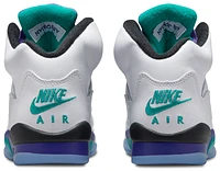 Jordan Boys Air 5 Retro OG - Boys' Grade School Shoes White/Purple