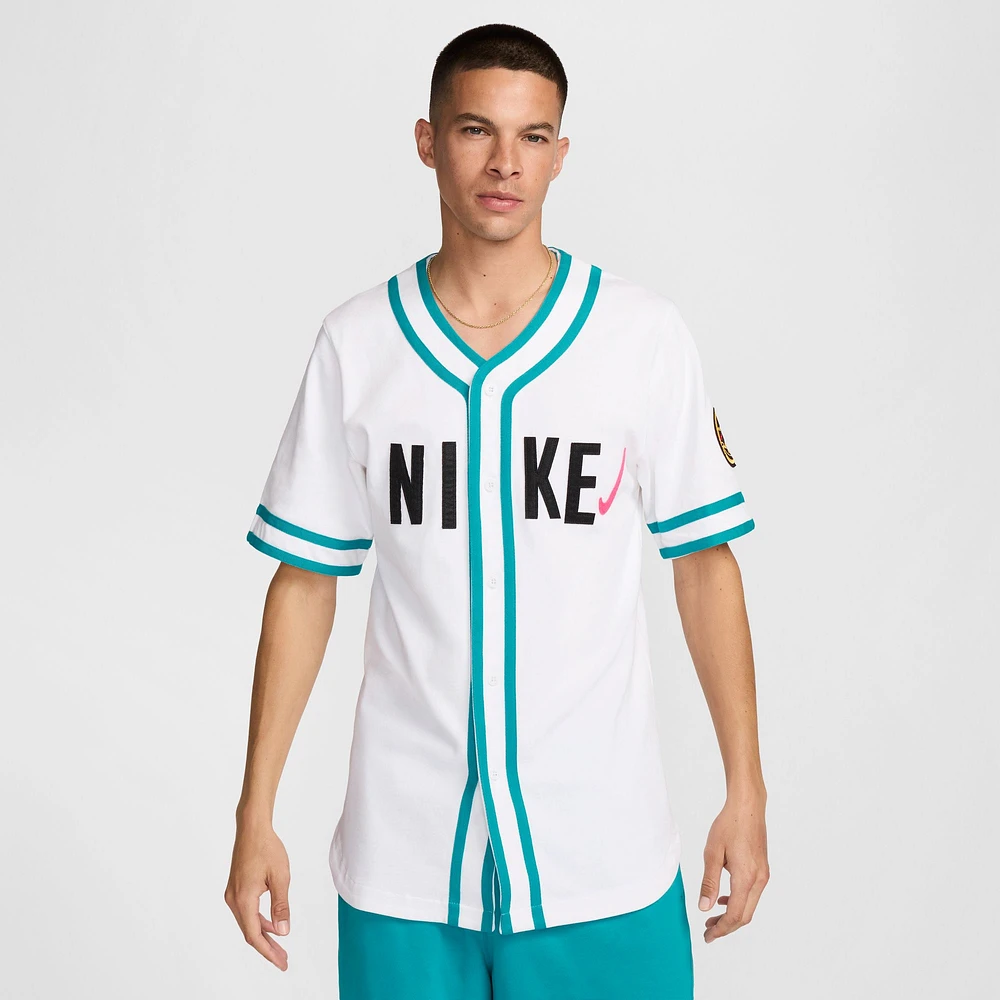 Nike Mens NSW Baseball Short Sleeve Surf Jersey