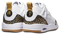 Jordan Boys Spizike Low GL - Boys' Grade School Basketball Shoes White/Black/Gold