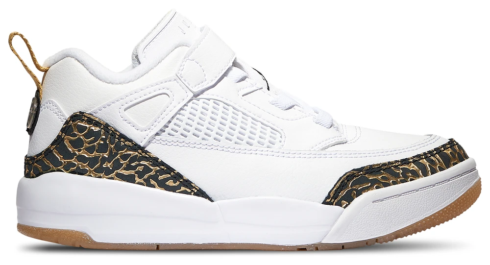 Jordan Boys Spizike Low GL - Boys' Preschool Shoes White/Black/Gold