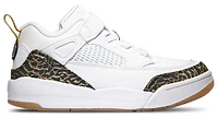 Jordan Boys Spizike Low GL - Boys' Preschool Shoes White/Black/Gold