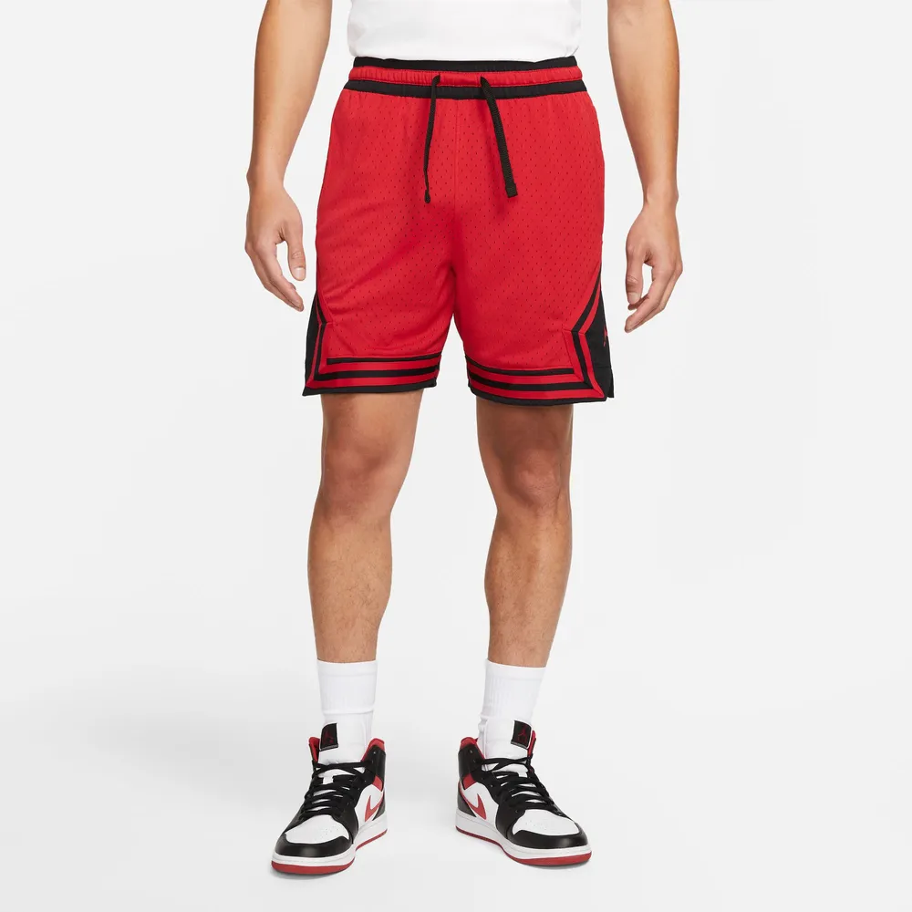 jordan men jordan dri fit sport shorts gym red black white black