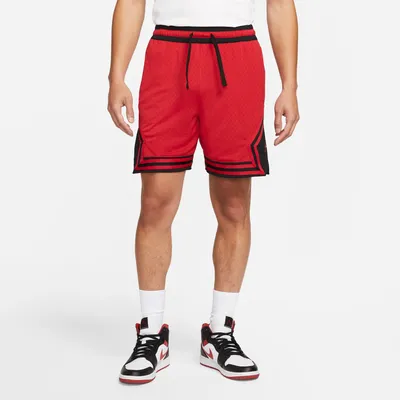 Jordan Mens Dri-Fit Sport Diamond Shorts - Gym Red/Black/Gym Red