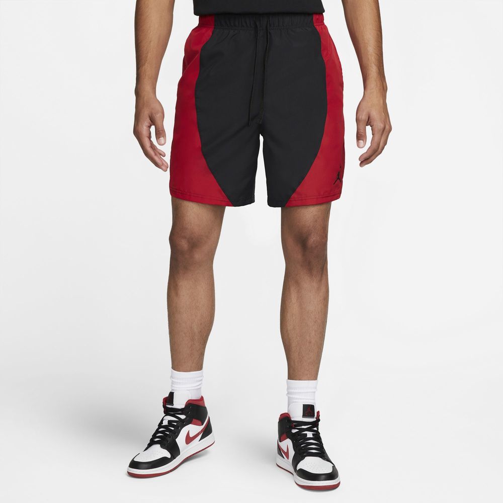 jordan men jordan dri fit sport shorts gym red black white black