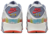 Nike Mens Air Max 90 Premium - Shoes Summit White/Bright Crimson/Ashen Slate