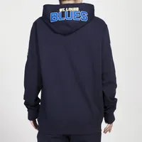 Pro Standard Mens Blues Hybrid Pullover Hoodie - Navy