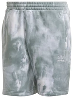 adidas Originals Mens Essential Tie Dye Fleece Short - Magic Gray