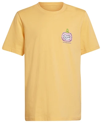 adidas Originals Boys adidas Originals Kevin Lyons T-Shirt - Boys' Grade School Hazy Orange Size M