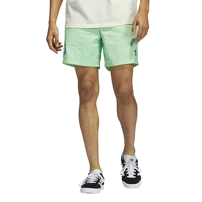adidas Originals Mens Happy Earth Shorts - Lime