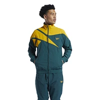 Reebok Mens CL F FR Track Top - Forest Green