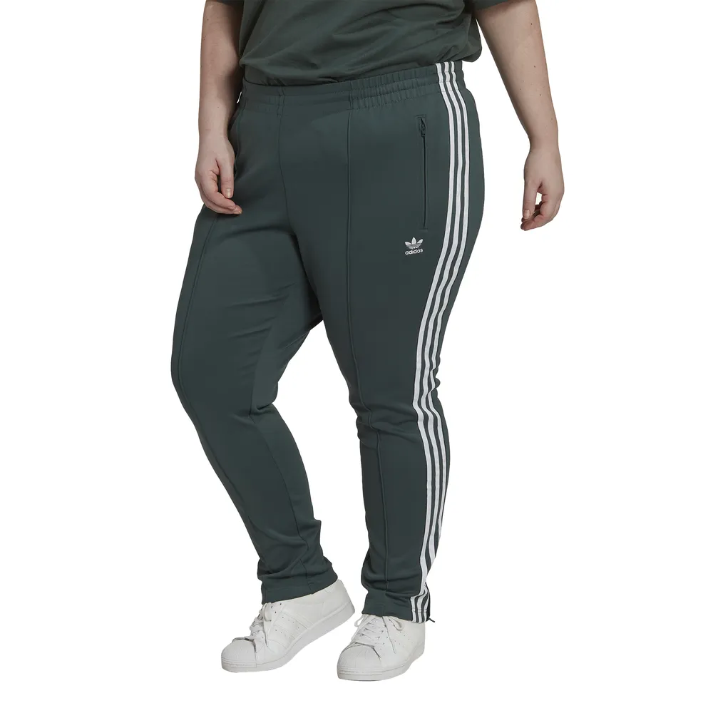 Adidas Originals Womens adidas Originals Superstar Track Pants (Plus Size)  - Womens Mineral Green Size 1X