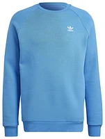 adidas Originals Mens Adicolor Essentials Trefoil Crewneck Sweatshirt - Pulse Blue