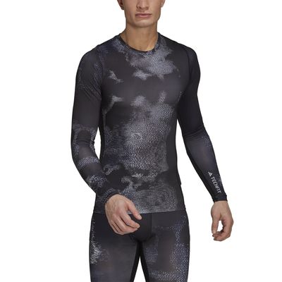adidas Techfit Hi Long Sleeve T-Shirt - Men's