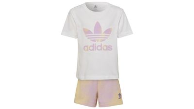 adidas T-Shirt and Shorts Set - Girls' Preschool