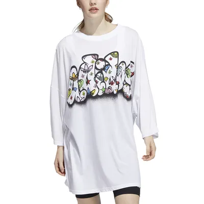 adidas Originals J.Scott Monogram T-Shirt Dress - Women's