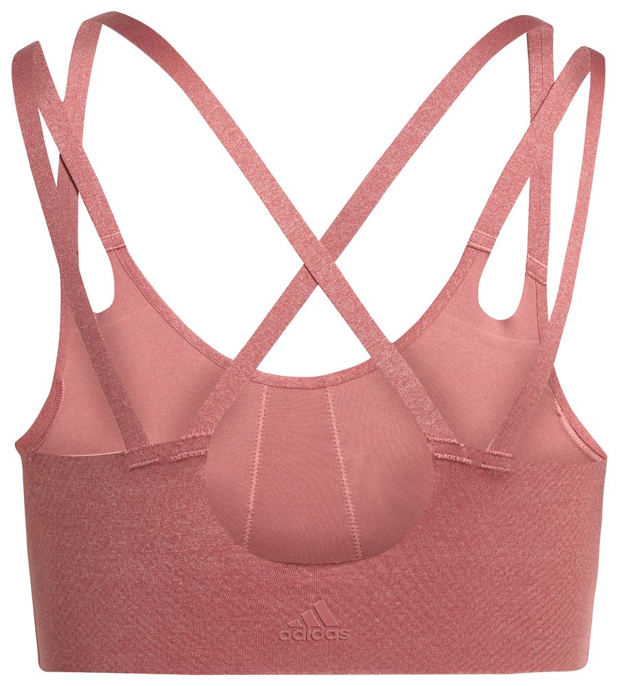 adidas Yoga Luxe Studio Light-Support Fire Bra