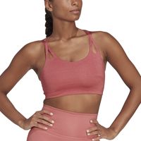 adidas Yoga Luxe Studio Light-Support Fire Bra