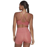 adidas Yoga Luxe Studio Light-Support Fire Bra