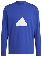 adidas Mens Sportswear Long Sleeve T-Shirt - Blue