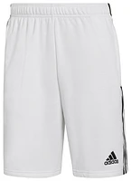 adidas Mens adidas Tiro Fleece Shorts - Mens White/Black/Red Size S