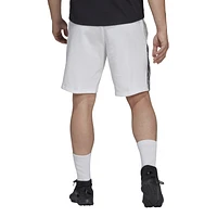 adidas Mens adidas Tiro Fleece Shorts - Mens White/Black/Red Size S