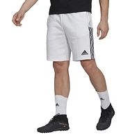 adidas Mens adidas Tiro Fleece Shorts - Mens White/Black/Red Size S