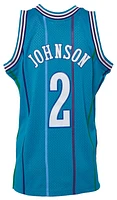 Mitchell & Ness Mens Larry Johnson Mitchell & Ness Hornets Swingman Jersey - Mens Teal Size S