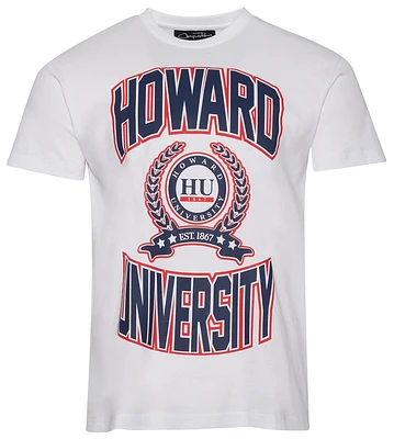 Campus Remix Mens Howard University Vintage T-Shirt - Navy/Red