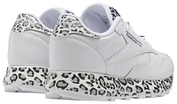 Reebok Girls Classic Leather SP - Girls' Grade School Running Shoes White/Black/Grey