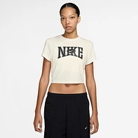 Nike Slim Graphic Crop T-Shirt - Women's